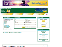 Tablet Screenshot of calendar.naturopathydigest.com